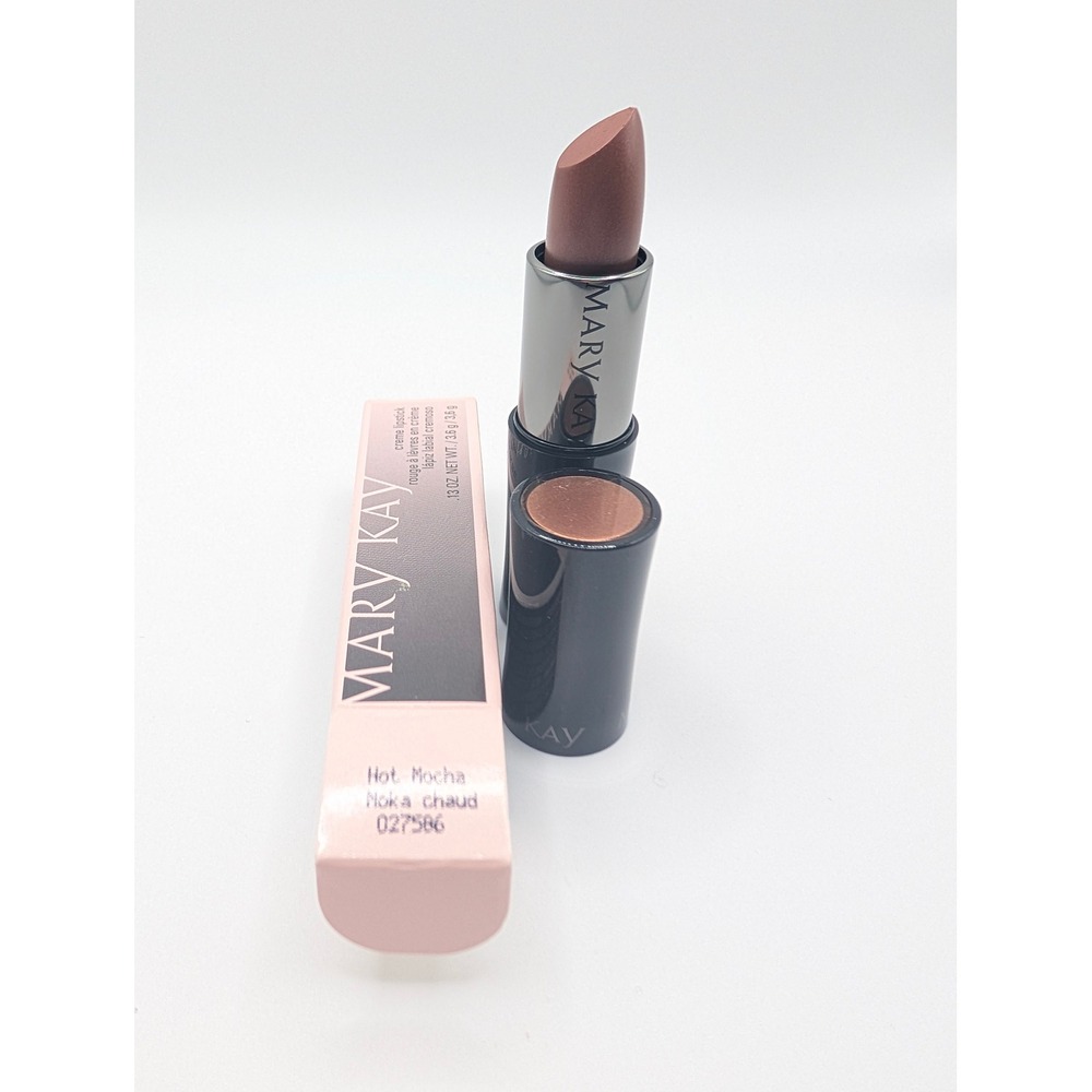 Mary Kay Creme Lipstick Hot Mocha 027586 Brown Neutral Makeup NIB